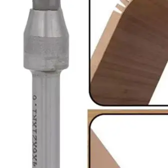 /V-Shaped /TCT /Grooving Router Bit 6.35mm 12.7mm Shank For Wood Bending Circular Slotting Milling Furniture Door Panel Tool