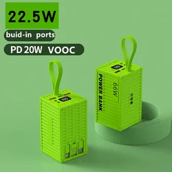 DIY Power bank Case 5V/2A,5V/3A,5V/4.5A,9V/2.2A,12V/1.6A USB QC4.0 PD 22.55W Type-C Super-Charge VOOC 21700 18650 Battery pack