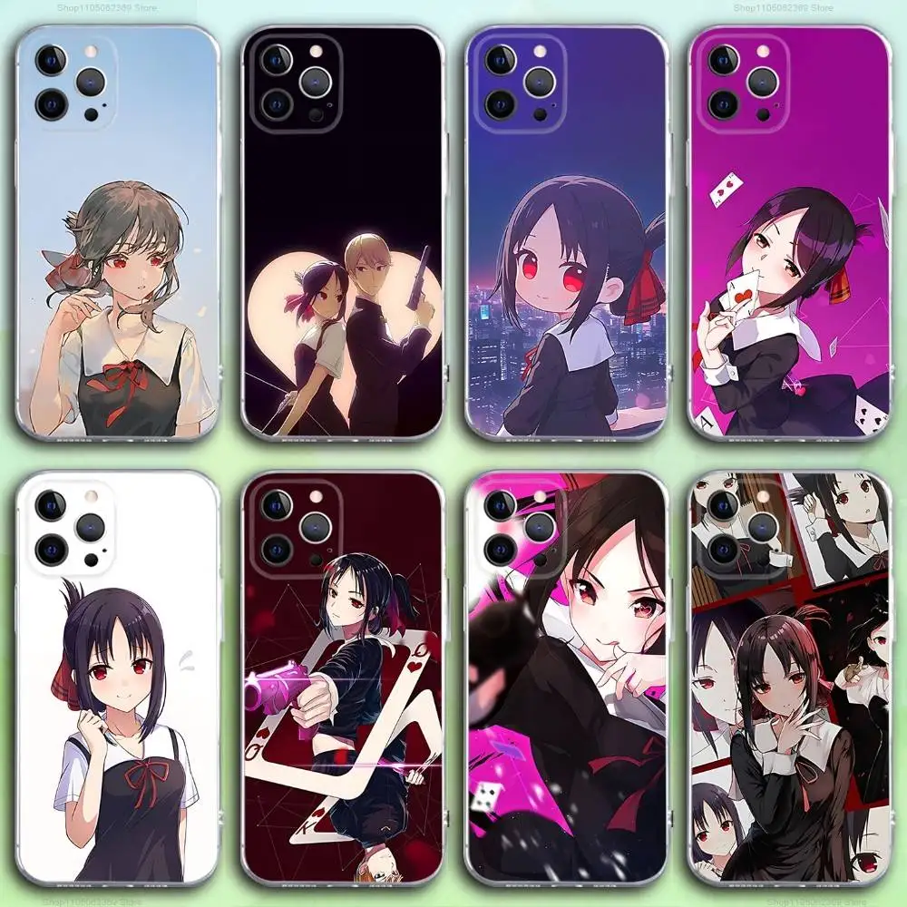 

K-Kaguya Anime S-samas Phone Case For iPhone 17,16,15,14,13,12,11 Pro,Max,Plus,X,XS,XR,SE4,E Mini Transparent Soft Cover