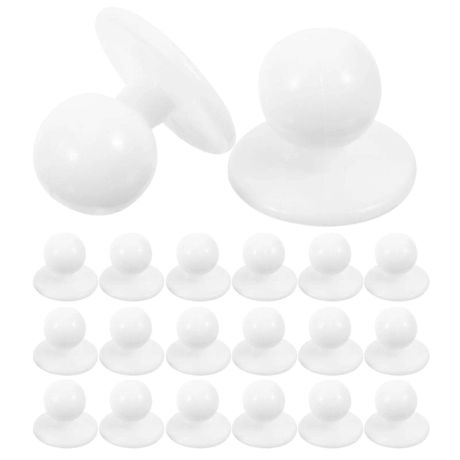 100Pcs Convenient Chef Buttons Plastic Creative Sewing Buttons for Clothing Replacement Coats Suits Hats Belts Bags DIY Craft
