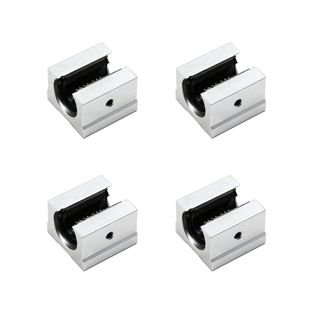 

4PCS SBR12L SBR12L SBR13L SBR16L SBR20L SBR25L SBR30L Linear Ball Bearing Block for CNC Router SBR Linear Guide Rail