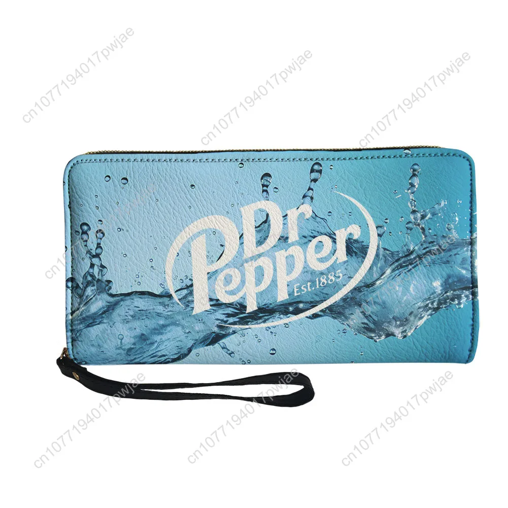 D-DR Custom Wallet Purse Sprunki P-Pepper Mens Womens Zipper Long Wallets Double Print  Portable Wallet Gift Bag