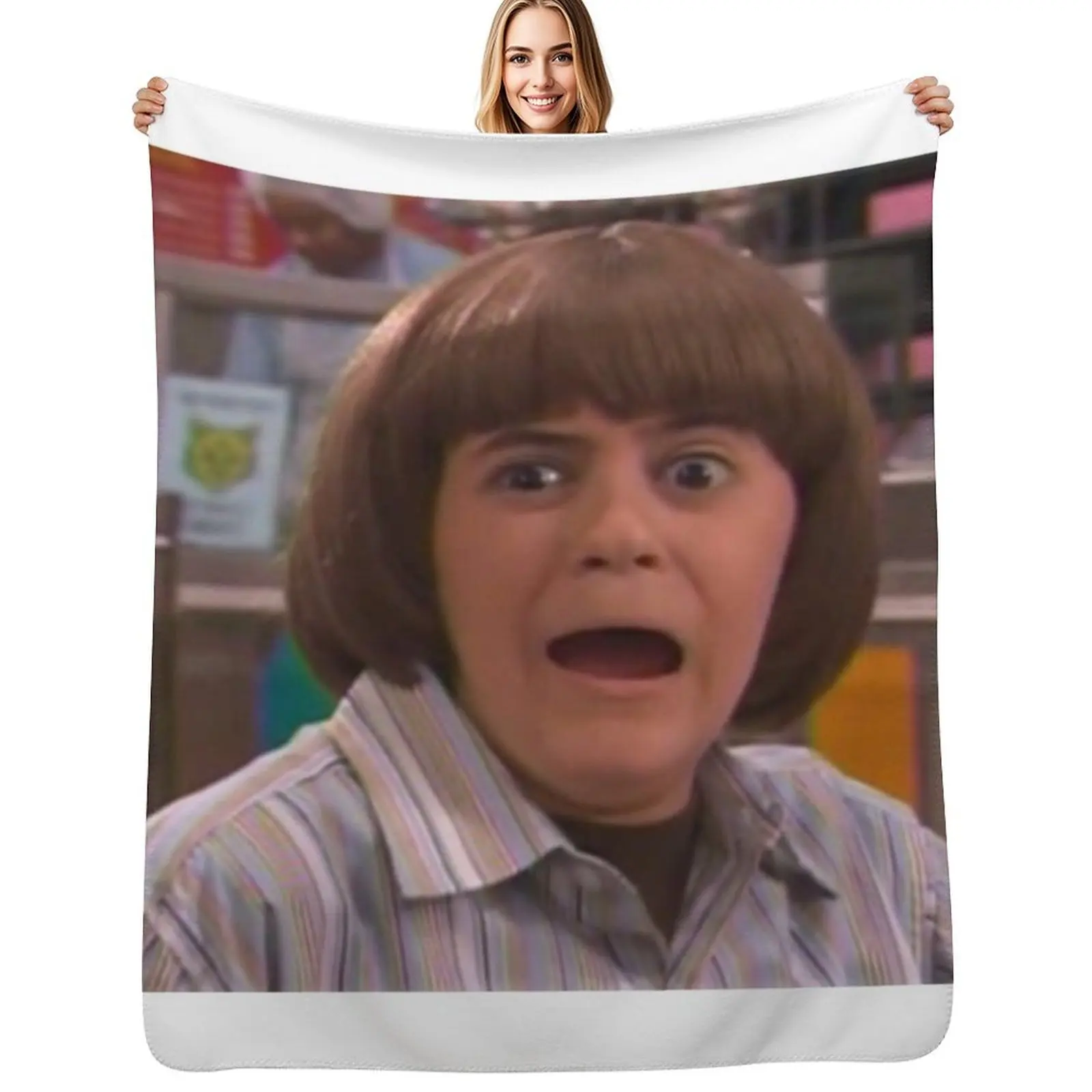 Coconut Head Throw Blanket Soft Warm Blanket Gift for Men Women Adults