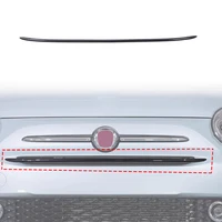 Para Fiat 500 2016-2025 ABS rejilla de parachoques delantero de coche rejilla central delantera tiras decorativas cubierta embellecedora accesorios exteriores