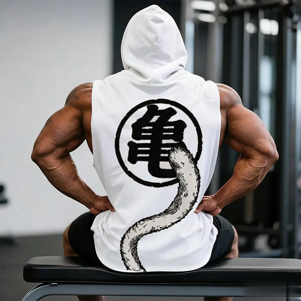 2026 Dragon Ball Anime Gym Vest Man Tank Top Oversize Casual Hoodie Sleeveless T Shirt Streetwear Graphic Tee Summer Y2k Clothes view 3