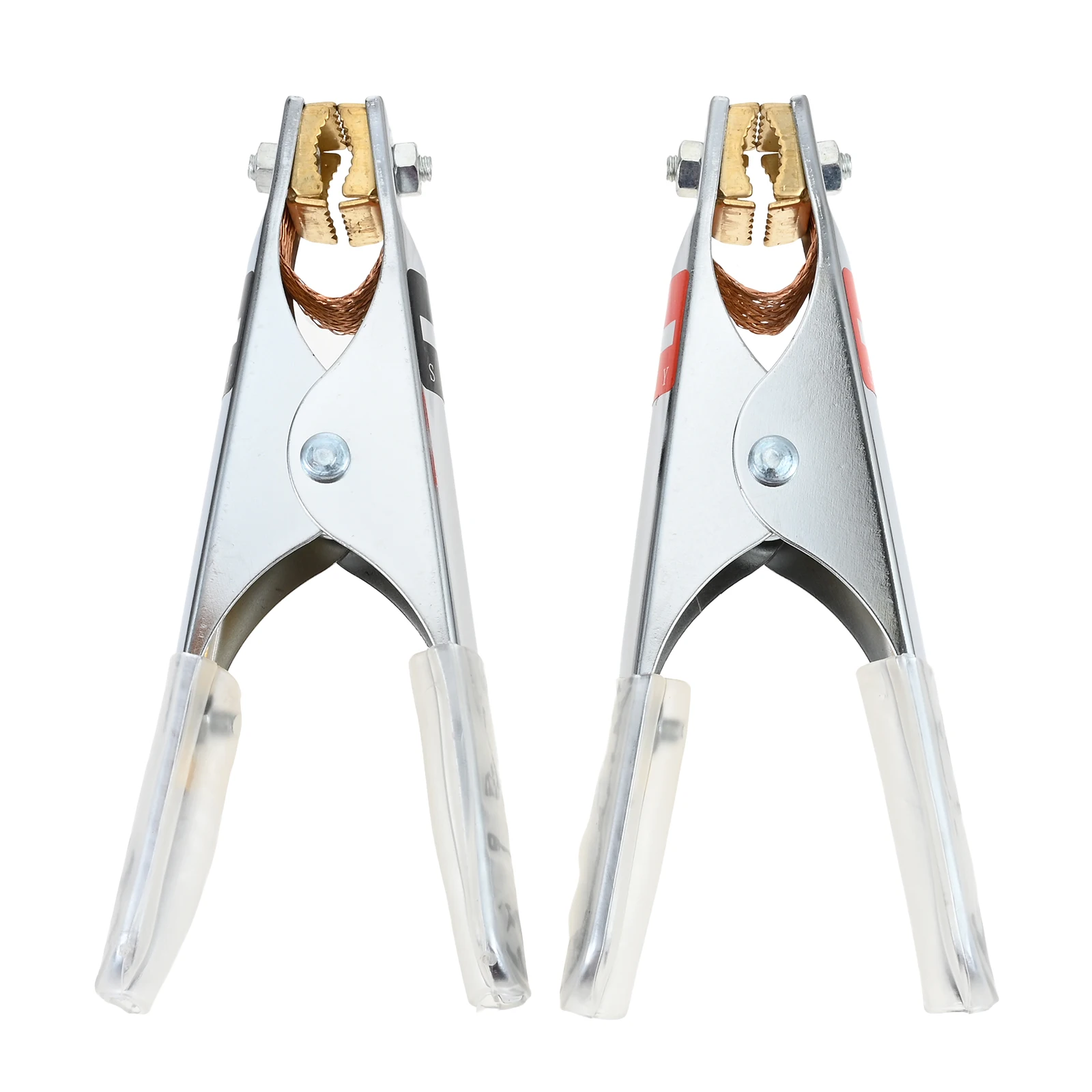 2Pcs Electrical Car Battery Copper Plating Alligator Clips Big Size 17CM Battery Fire Cable Clip High Quality Crocodile Clamps