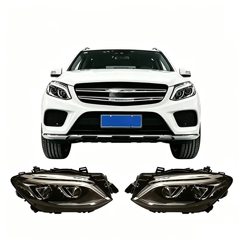 High-brightness car LED headlights ML164 upgraded to GLE166 LED car headlights for 12-15  ML164 upgraded to GLE166