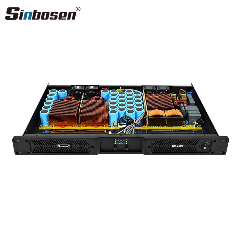 

Sinbosen K2-2500 Class d Subwoofer Power Amplifier Module 2 Channel 1u Digital 2500 Watts