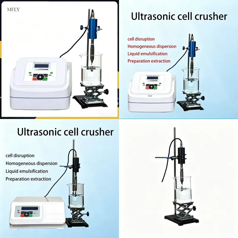 Sonicator Cell Disruptor Mixer 800W Lab Digital Handheld Ultrasonic Homogenizer