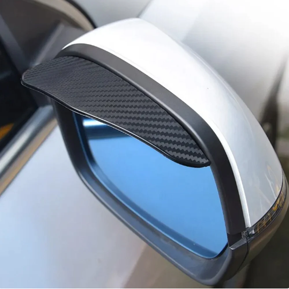 For Toyota Rush F800/F850 2017 2018 2019 2020-2022 Car Rearview Side Glass Mirror Trim Frame Rain Shield Sun Shade Eyebrow Cover