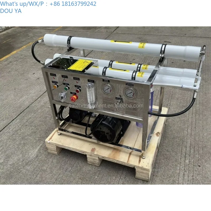 2026 SWRO4000 لتر/يوم تعريف مياه البحر آلة التناضح العكسي تنقية المياه من مياه البحر نظام RO صانع المياه