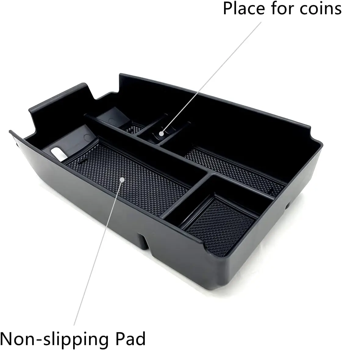 Sport  Accessories Center Console Tray Organizer For Ford Escape Bronco  Armrest Secondary Storage Box