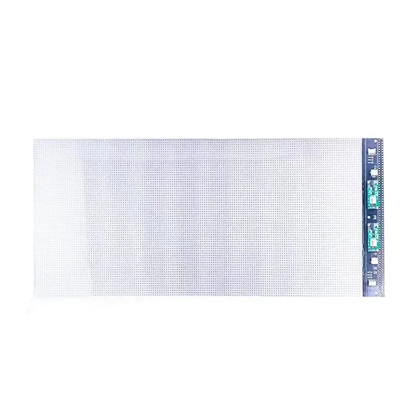 P10 لوحة عرض LED داخلية مخصصة عالية الدقة، فيلم LED مرن لمشاهد الترحيب في متجر البيع بالتجزئة الذكية #2