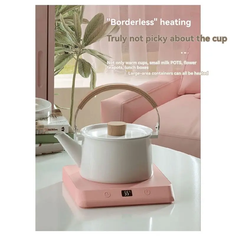 Coffee Warmer For Desk Milk Warmer Auto Shut Off,Coffee Cup Warmer,Electric Warmer Plate For Coffee,Tea,Water Milk US US Plug