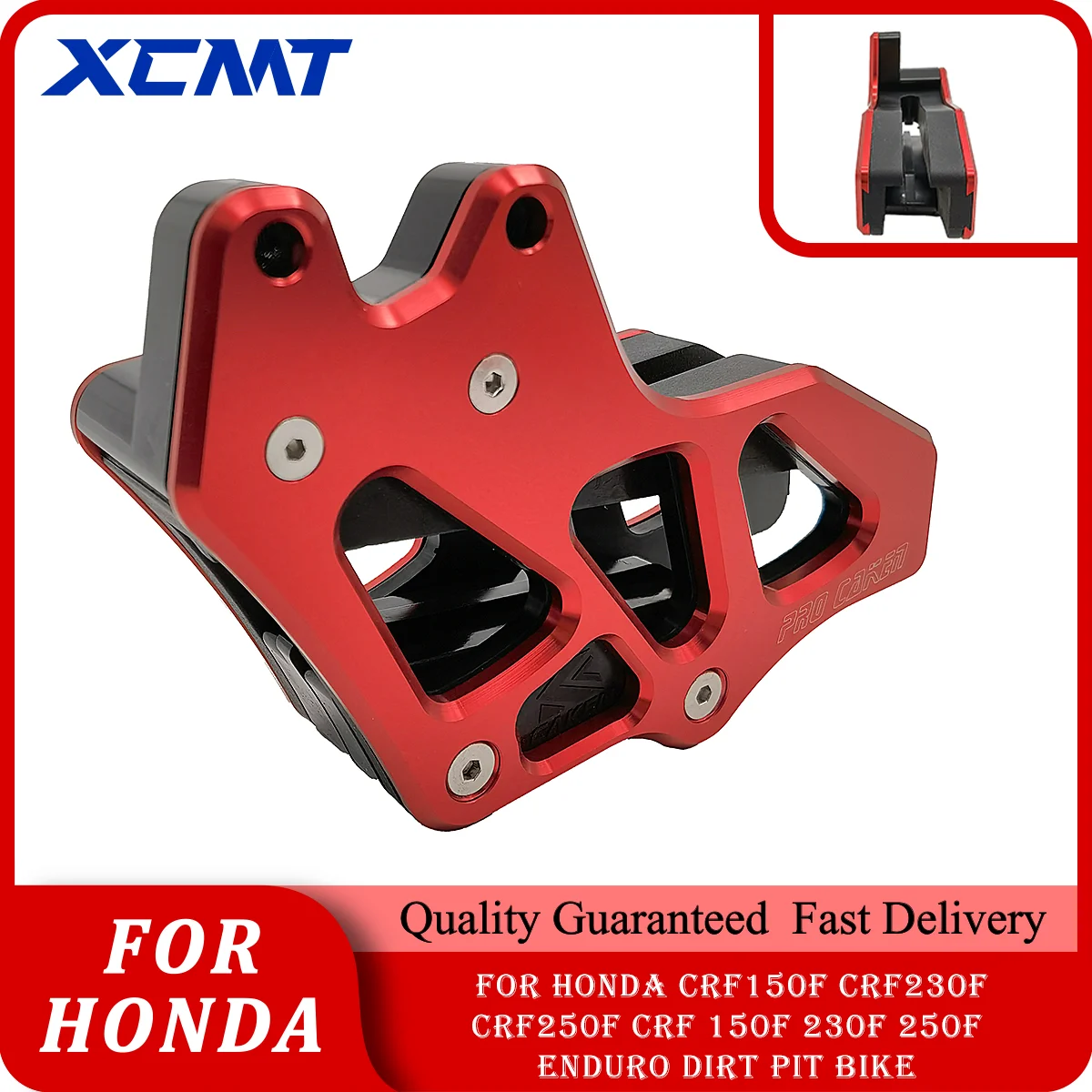 

Motorcycle CNC Chain Guard Guide Protector For Honda CRF150F CRF230F CRF250F CRF 150F 230F 250F Enduro Dirt Pit Bike