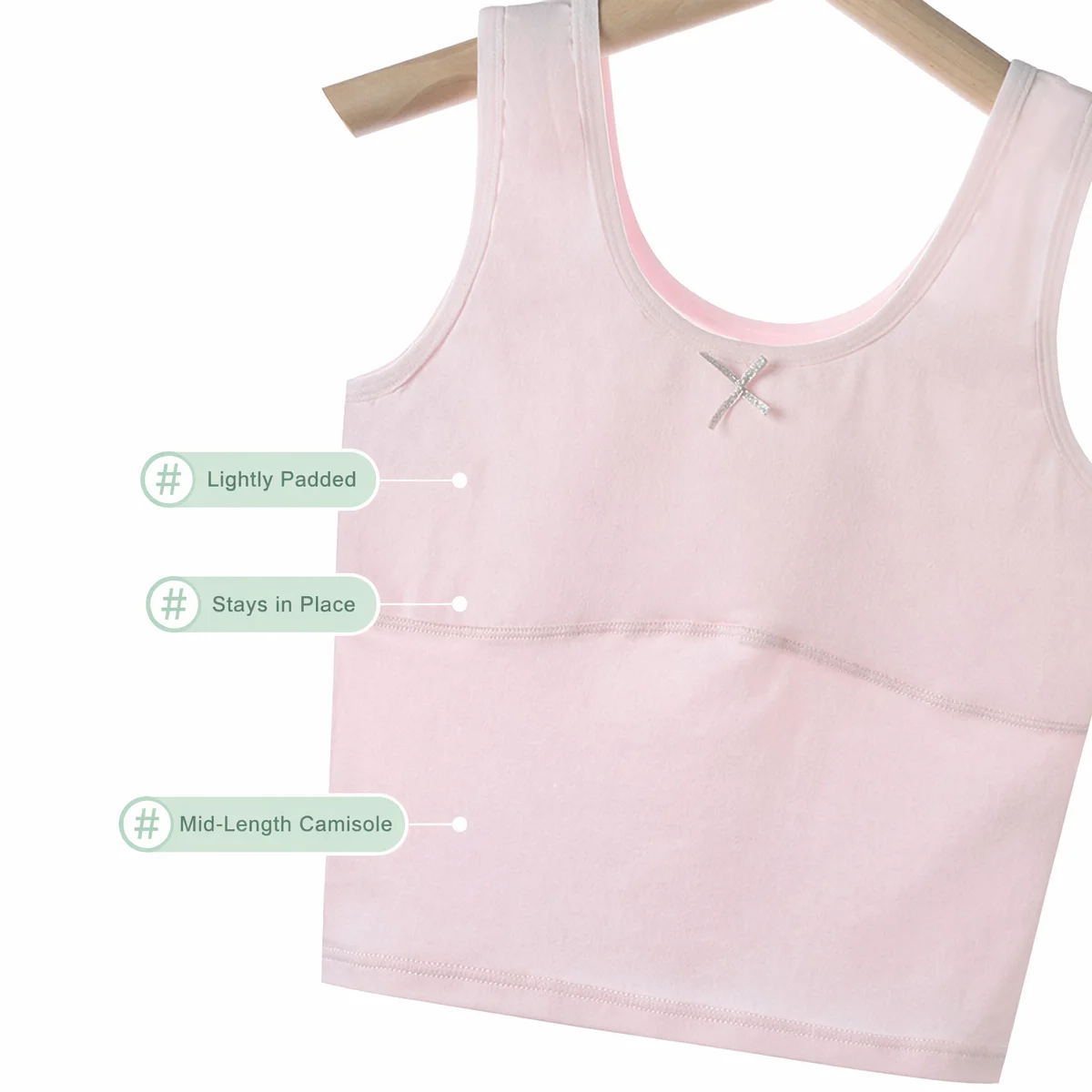 Teenage Girls Training Bras Cotton Kids Top Camisole Underwear Young Puberty Sports Bra Lingeries Crop Tank Tops 8-16 Years