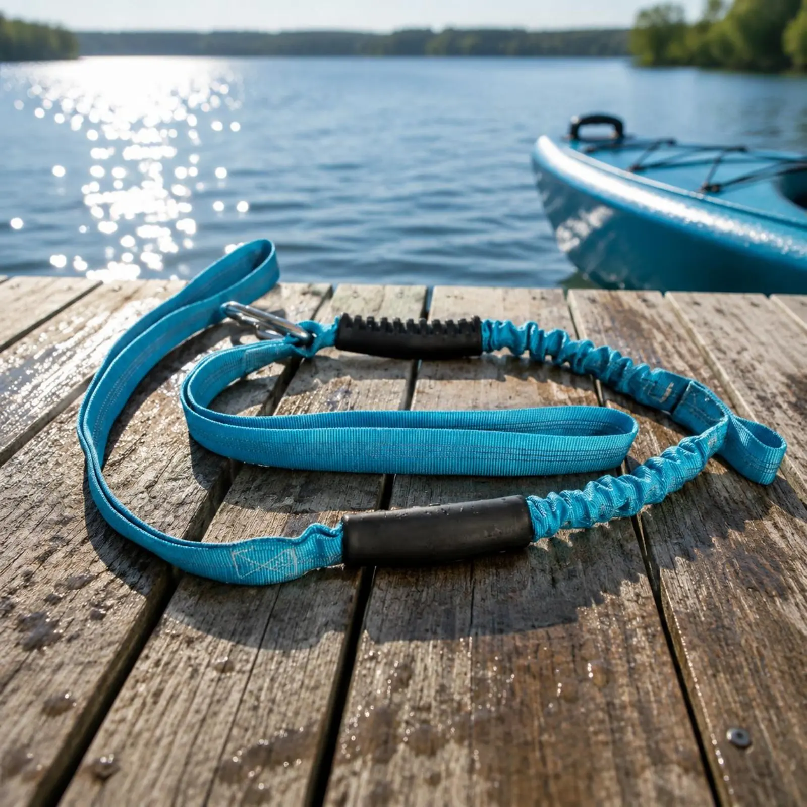 

Elastic Mooring Rope Guarding Sleeve Shock-Absorbing Mooring Line Marine Gear Woven Strap Watercraft Accessory Stretchable