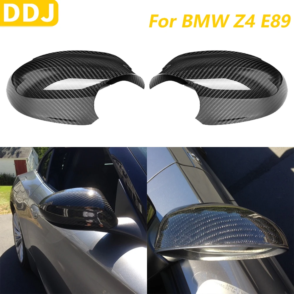 

For BMW Z Serie Z4 E89 2009-2015 Real Dry Carbon Fiber Door Side Wing Rearview Mirror Cover Trim Car Accessories Modification
