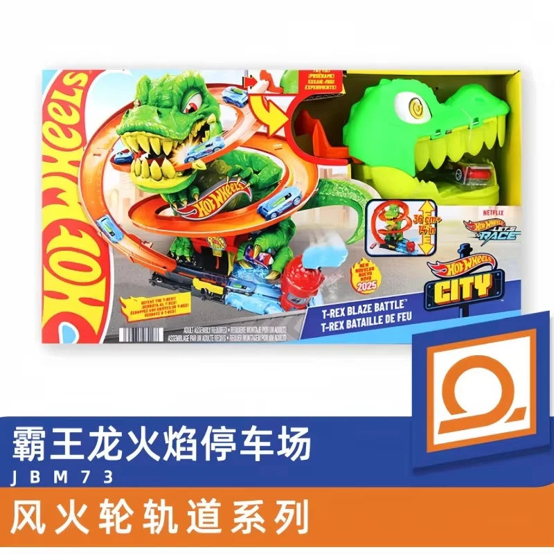 Hot Sale Hot Wheels Jbm73 Monster Trucks Blast Station Stunt Tracks Toy Htk17 Htn80 Tunnel Twist Car Wash Tracks Surprise Gifts