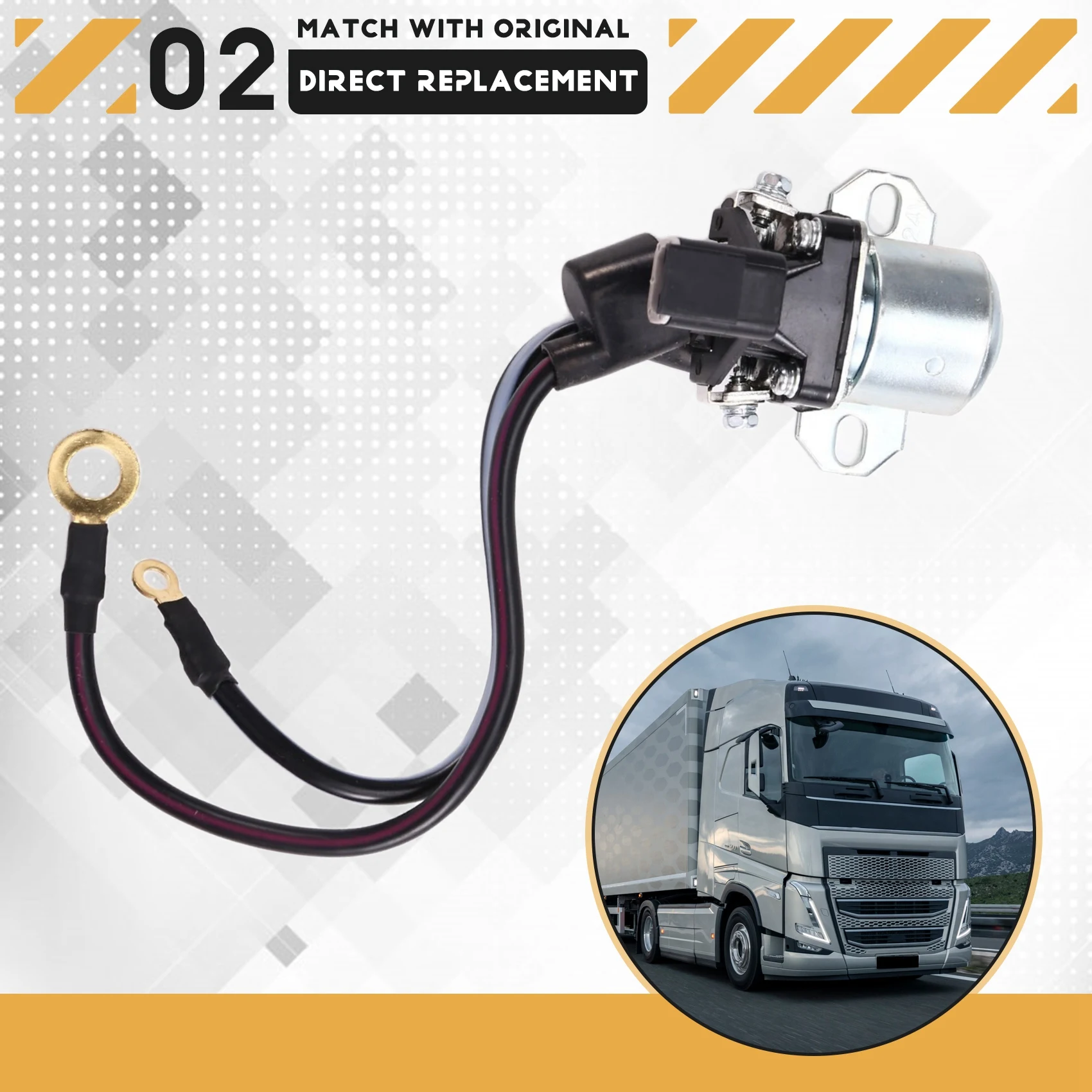 

A82M-For Volvo Trucks VOE 21983128 23275294 23504037 22602935 Starter Relay Spare Parts Truck Accessories