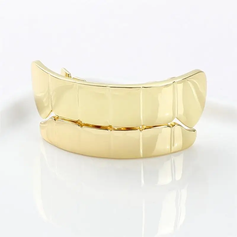 31BB Connected Mouth Jewelry Tooth Grill Set for Streetwear Styling