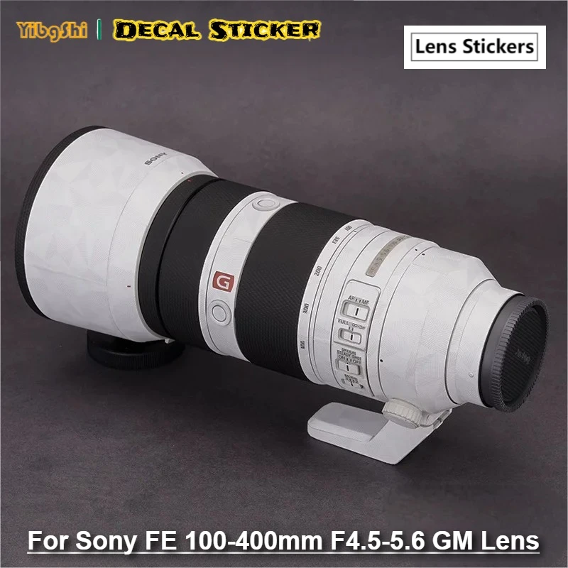 

FE 100-400 виниловая пленка для наклейки на кожу, защитная наклейка для объектива, защитное покрытие для Sony FE 100-400 мм F4.5-5.6 GM OSS SEL100400GM