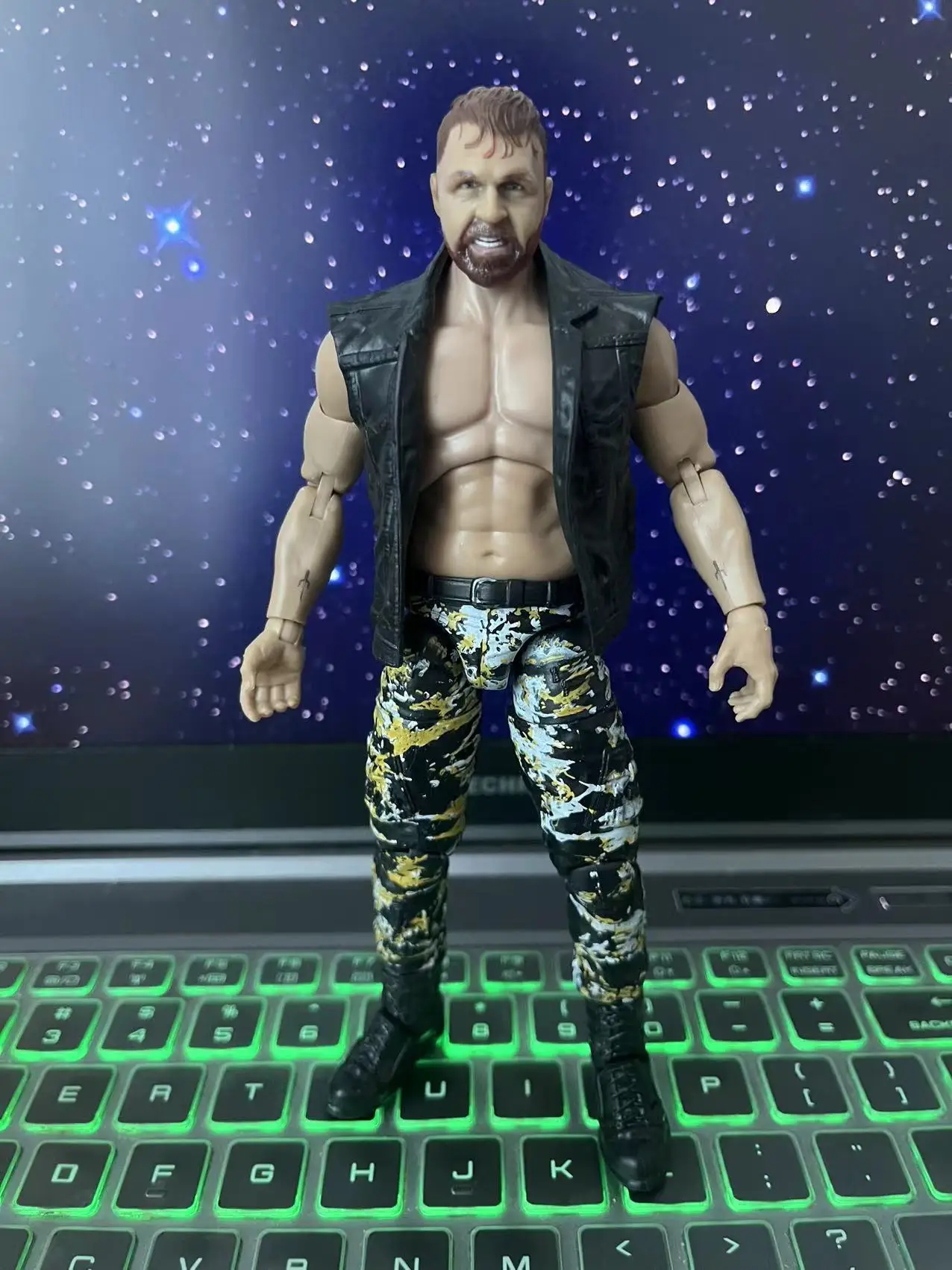 

Original DA 6.5'' JON MOXLEY MMA/WWE/AEW Stardust Figura Challenge Arena Wrestling Gladiator Moving Figure