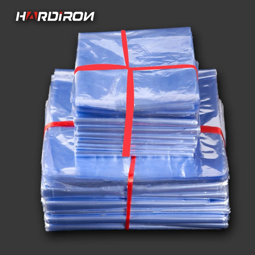 POF Bags PVC Heat Shrink Bags Clear Membrane Plastic Cosmetic Pack Bag Plastic Shrinkable Pouches Hot Shrink Wrap Film Flat Bags