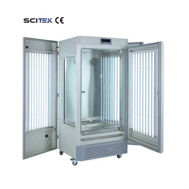 Plant Growth Incubator 250L/350L/450L Stainless Steel 10~60C Temperature Adjustable Thermostatic Device Forced