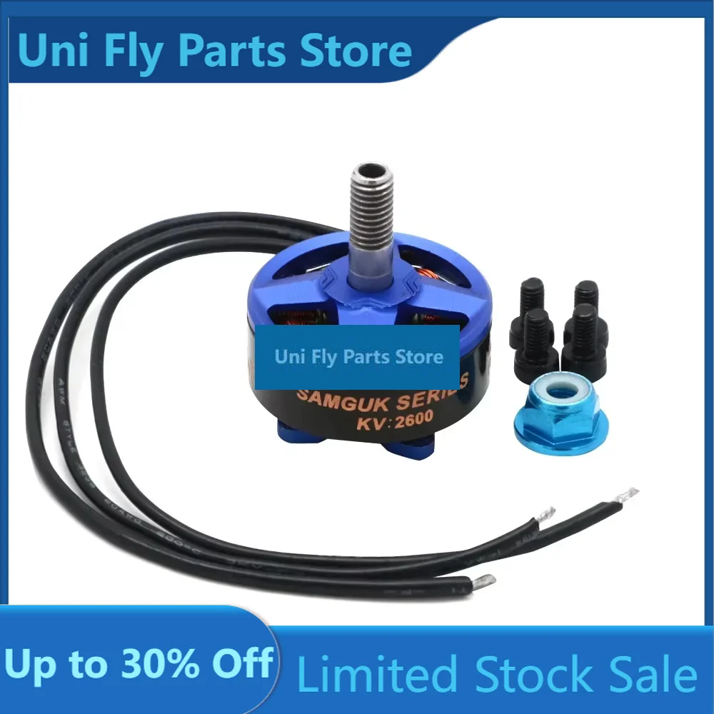 UniFly4pcs/lot RC Motor Samguk Series Wei 2207 2300KV 2600KV 3-4S Brushless Motor CW For RC Model Multicopter Spare Part