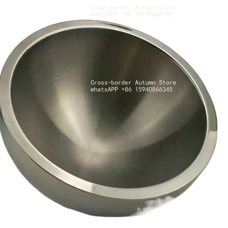 304 Stainless Steel Double-Layer Salad Bowl, Cooking Basin, Liquid Nitrogen Bowl, Molecular Operation Tray, Liquid Nitrogen
