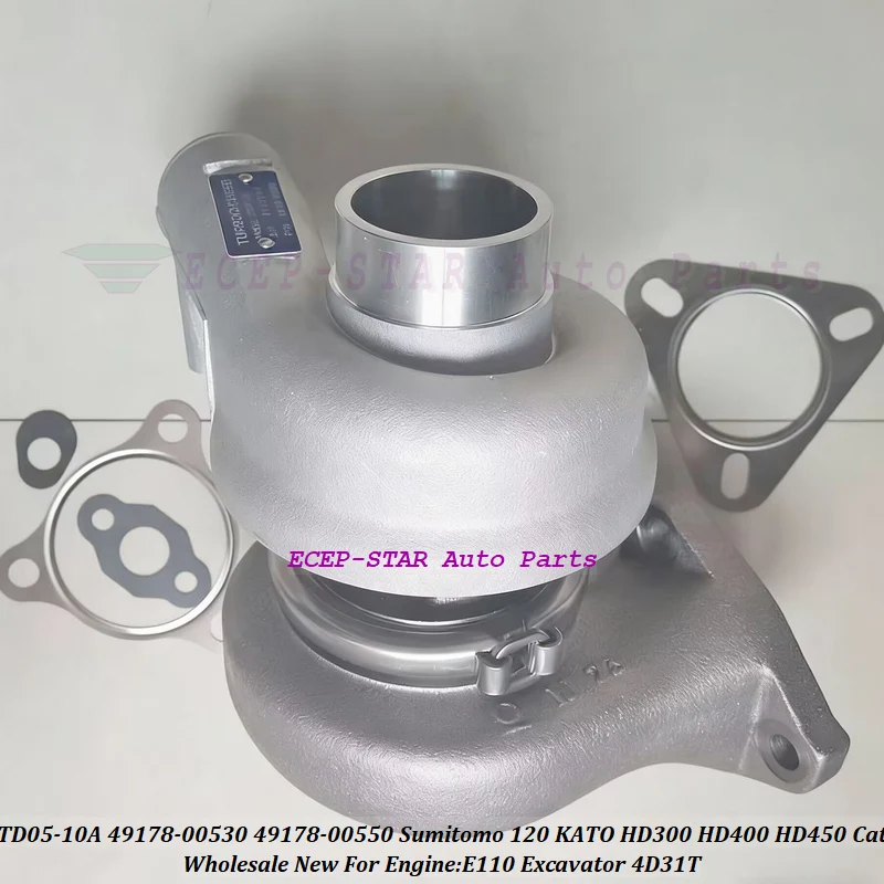 ww Turbo TD05-10A 49178-00530 ME080341 49178-00550 ME080442 For KATO HD300 HD400 HD4 For Sumitomo 120 E110 Excavator 4D31 4D31T
