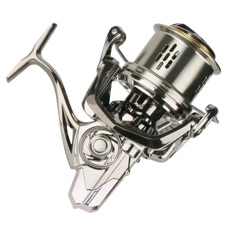 

Exquisit High Quality Manually Adjustable Fishing Baitcasting Reel Size 12000 5000