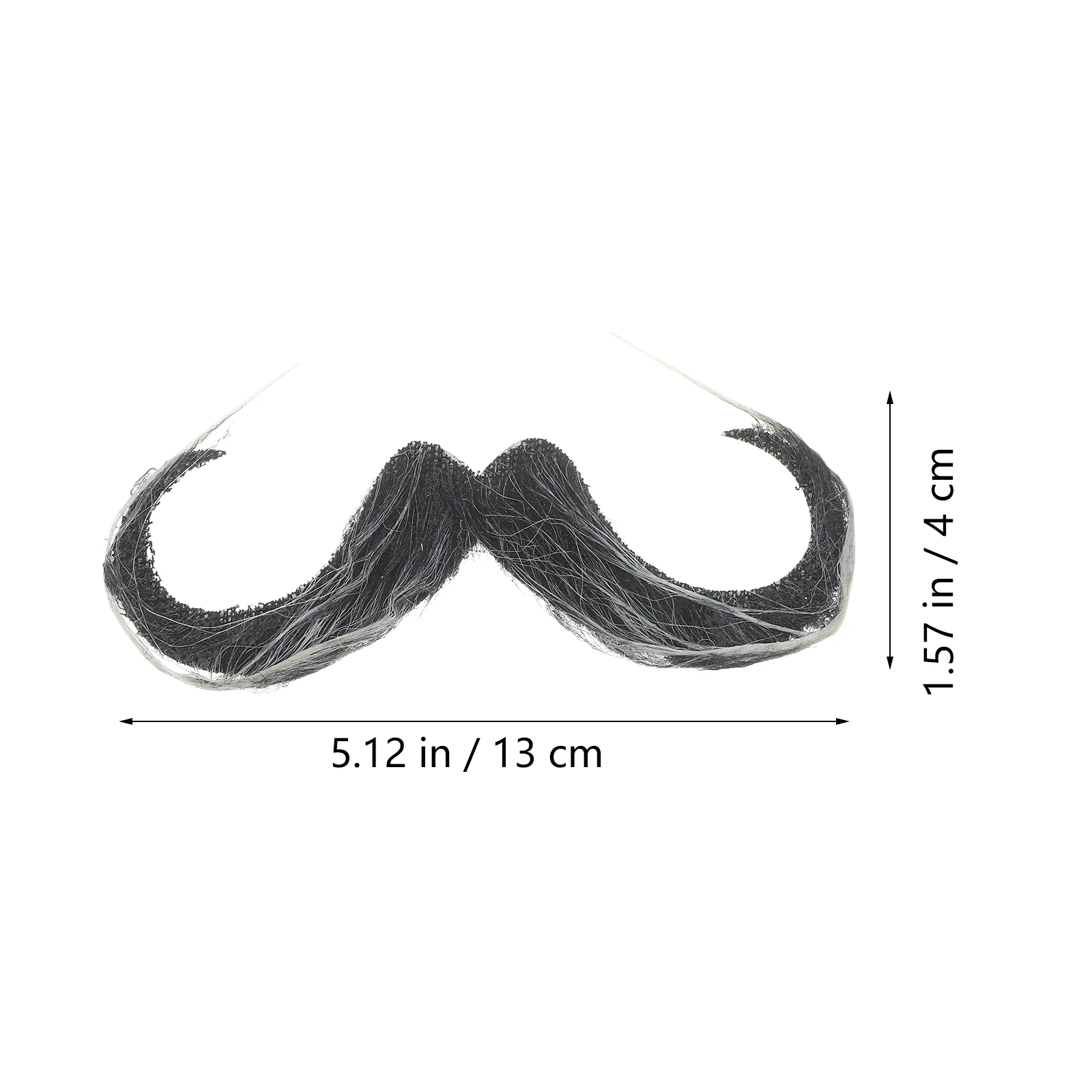 Barba finta Baffi realistici Autoadesivi Uomini Decorazioni per feste cosplay di Halloween Vestibilità comoda Materiale di stoffa di simulazione