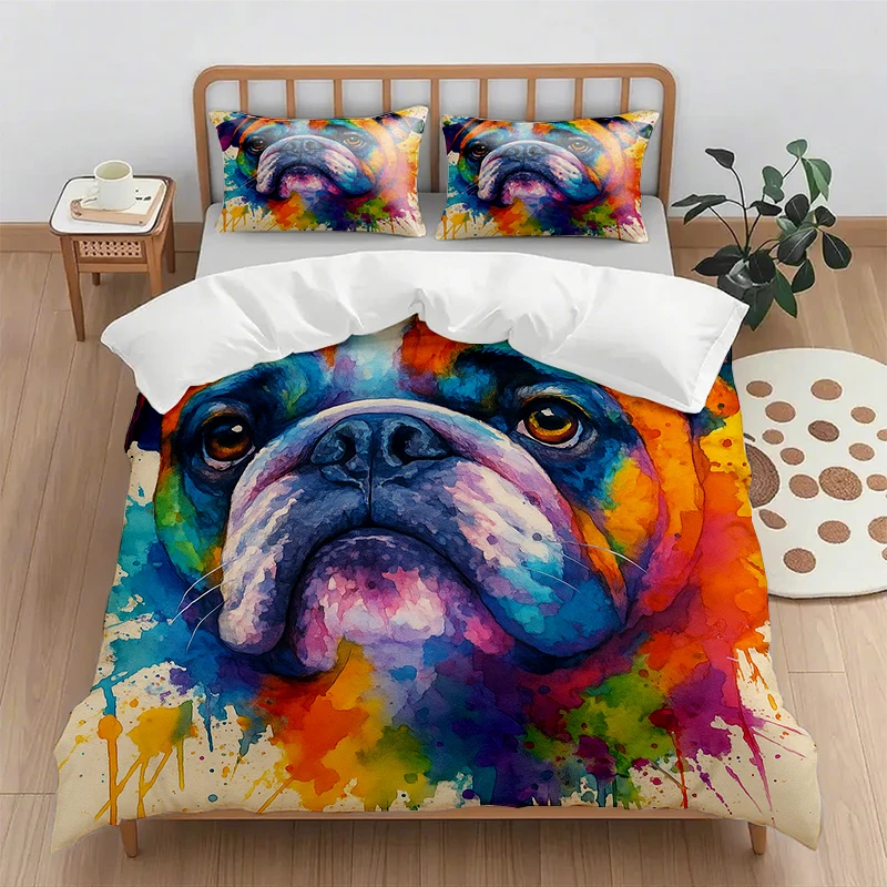 

(quilt cover + pillowcase) 2025 new digital printing quilt cover set 2pcs/3pcs holiday gift household quilt cover without sheet