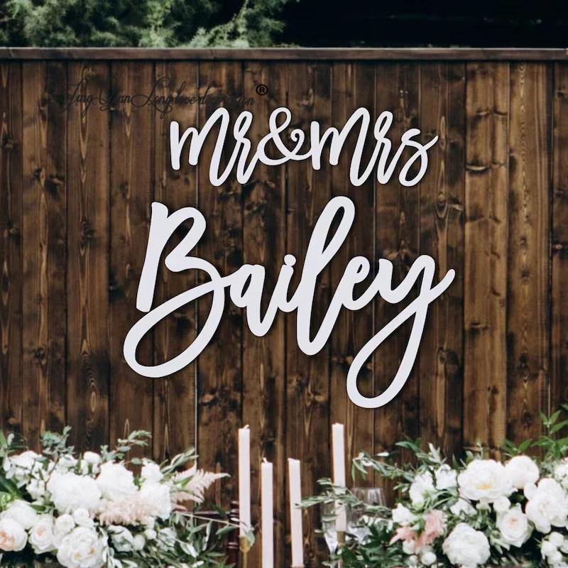 

Custom name Mr and Mrs Sign, Mr and Mrs Wood Sign, Mr and Mrs Sign Personalized, Mr and Mrs Wooden Sign, Wedding Sign, Wedding