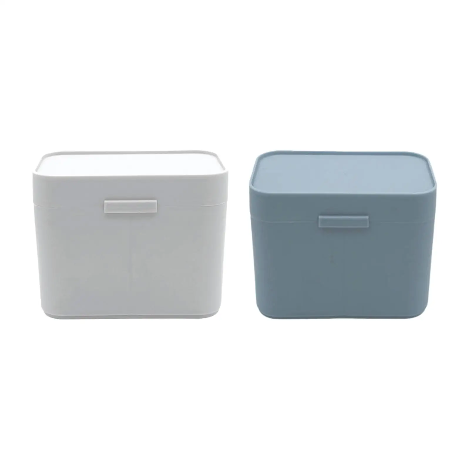 علبة تخزين لحامل الكرة والأعواد القطنية، صندوق كرات أعواد القطن للقطن