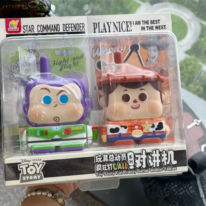 

Toy Story Walkie Talkies Woody Buzz Lightyear Kids Social Communication Toy Remote Talk Birthday Holiday Gift