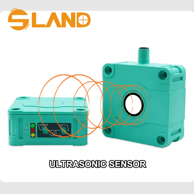 

SLAND Ultrasonic Transducer Sensor, Materials Leavel Detection, 1~4Meter Range, NPN PNP 0~5V 0~10V 4~20mA , Analog Outputs