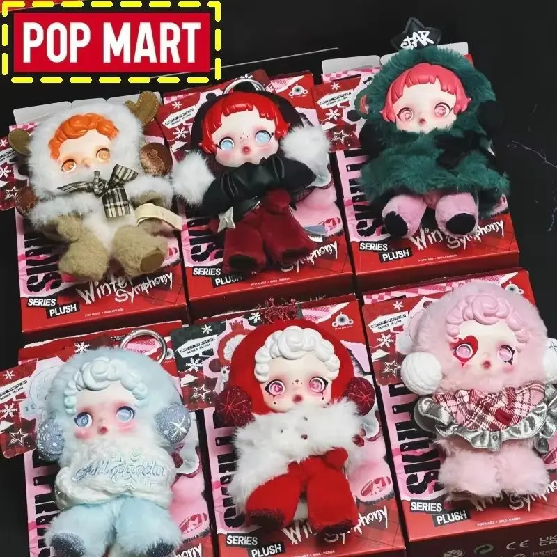 

Genuine Pop Mart Skullpanda Winter Symphony Blind Box 13.5cm Vinyl Doll Snowy Theme Collectible Trendy Toys Festival Gifts