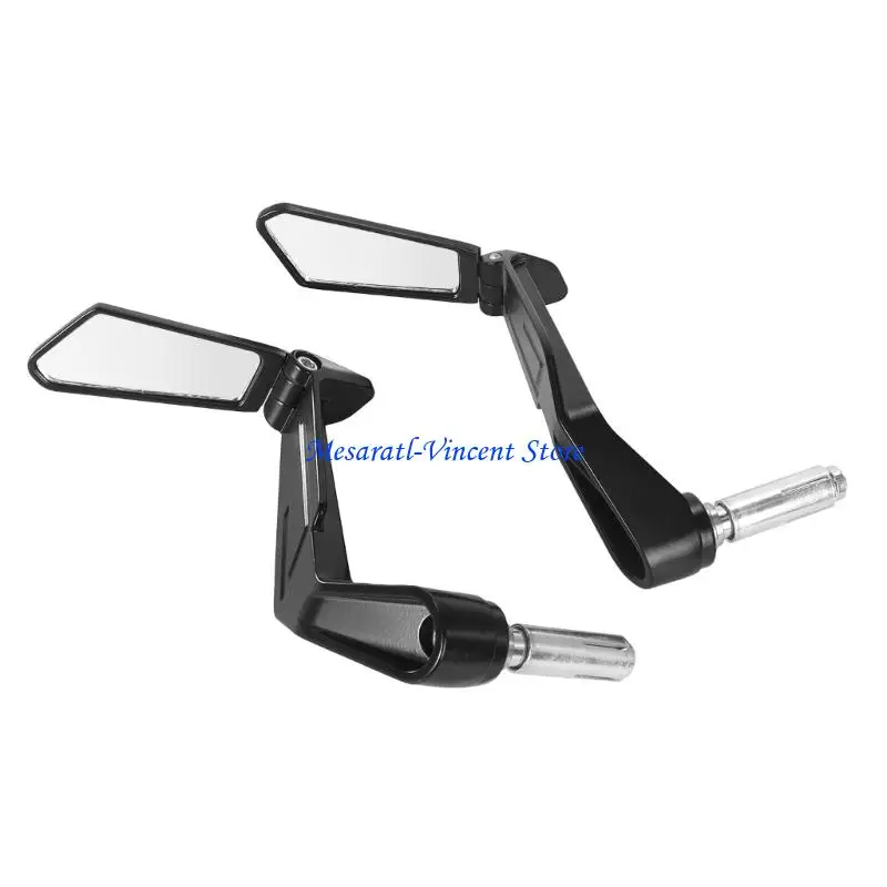 A70F Universal Motorcycle Side Rearview Mirror Motorbike Handlebar Rear View Mirror