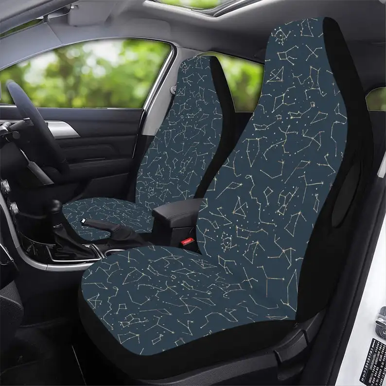 AStrological Constellations Car Seat Covers, Astrology Cottagecore witchy Seat Covers for vehicle, Cute car interior decor for w