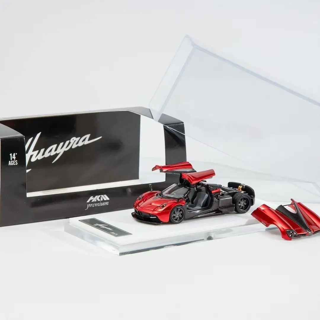 Spot HKM Premium 1:64 Pagani Huayra Modello di auto in lega con porta aperta