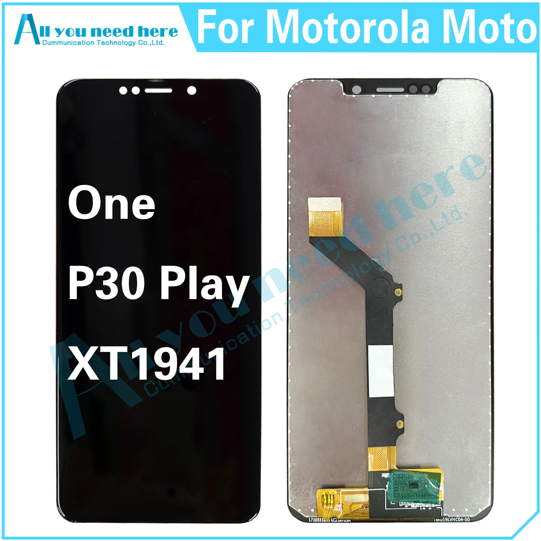 

100% Test For Motorola Moto One P30 Play XT1941 XT1941-2 LCD Display Touch Screen Digitizer Assembly Repair Parts Replacement