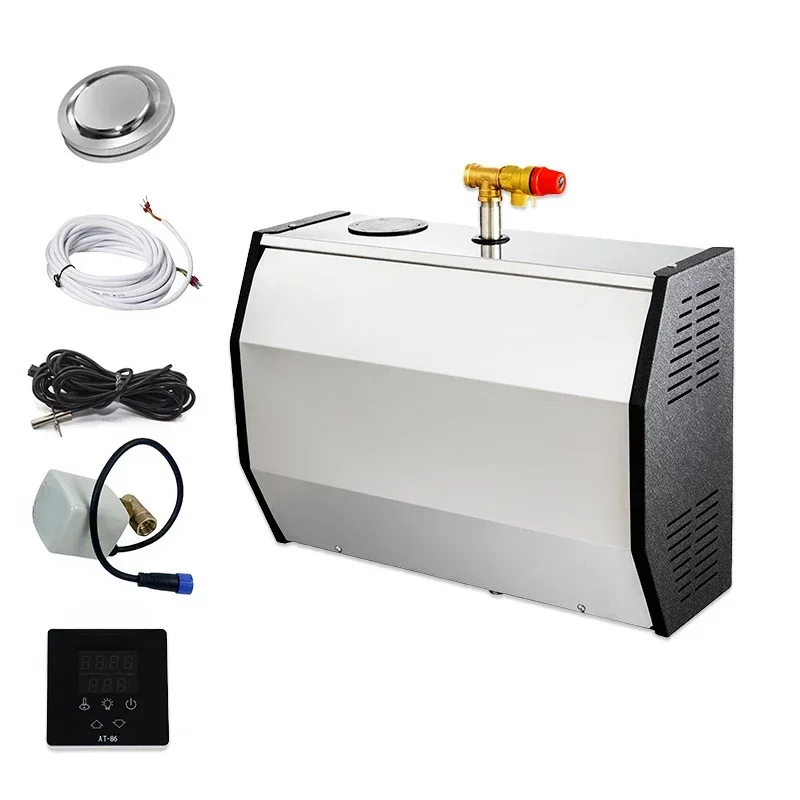 Source Factory Automatic Drainage Sauna Equipment Steam Generator Wet and Dry Steam Room Household Commercial Sauna Steam Engine