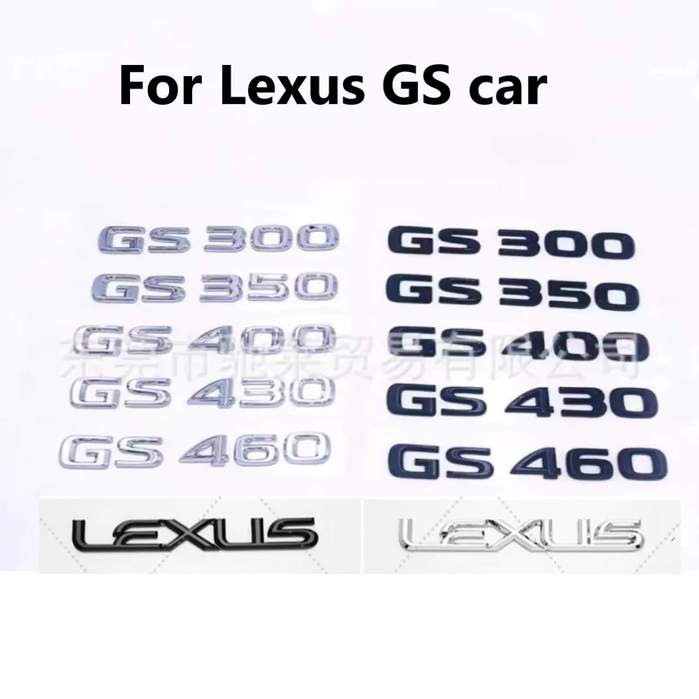 

ABS Front or Side or Rear Trunk Badge Sticker for Lexus F SPORT GS GS250 GS300 GS350 GS400 GS430 GS450 GS460 Badge Stickers