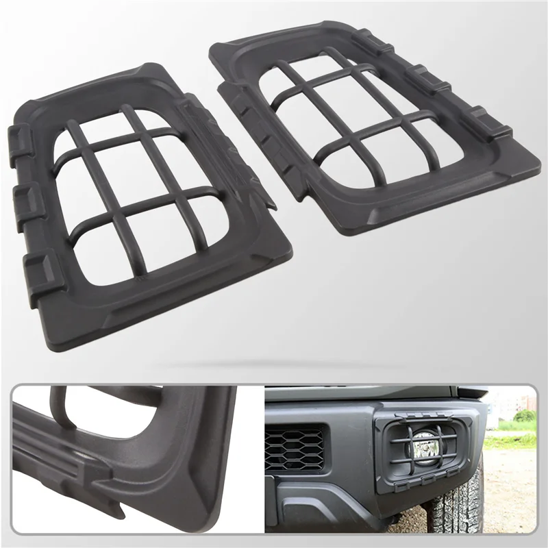 

Car Fog Light Covers For Suzuki Jimny JB74 ONLY 2019-2023 Car Fog Lights Covers Frame Trim Replacement Parts Accessories 2PCS