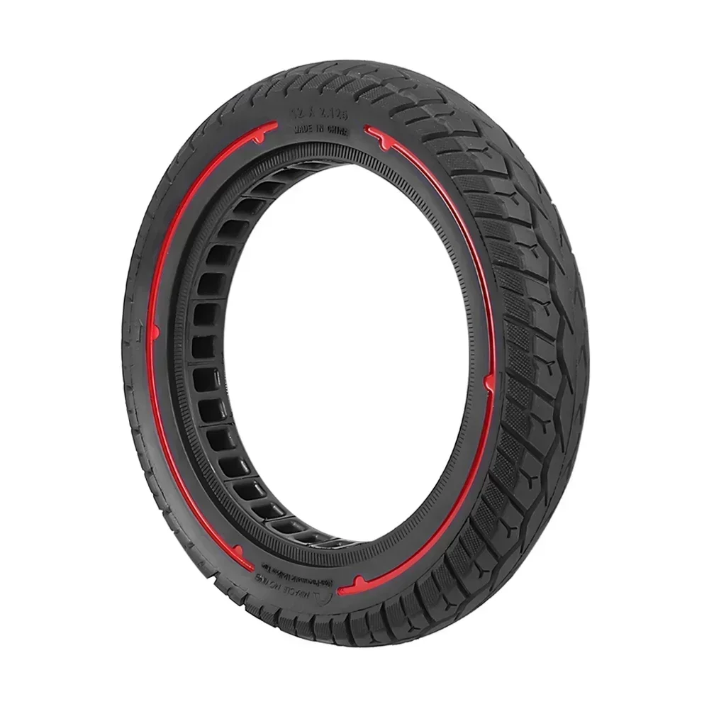 12Inch 12x2.125 Effen Band voor E-Bike Elektrische Scooter Accessoires Off-Road Niet-opblaasbare Explosieveilige Band Vervanging Deel