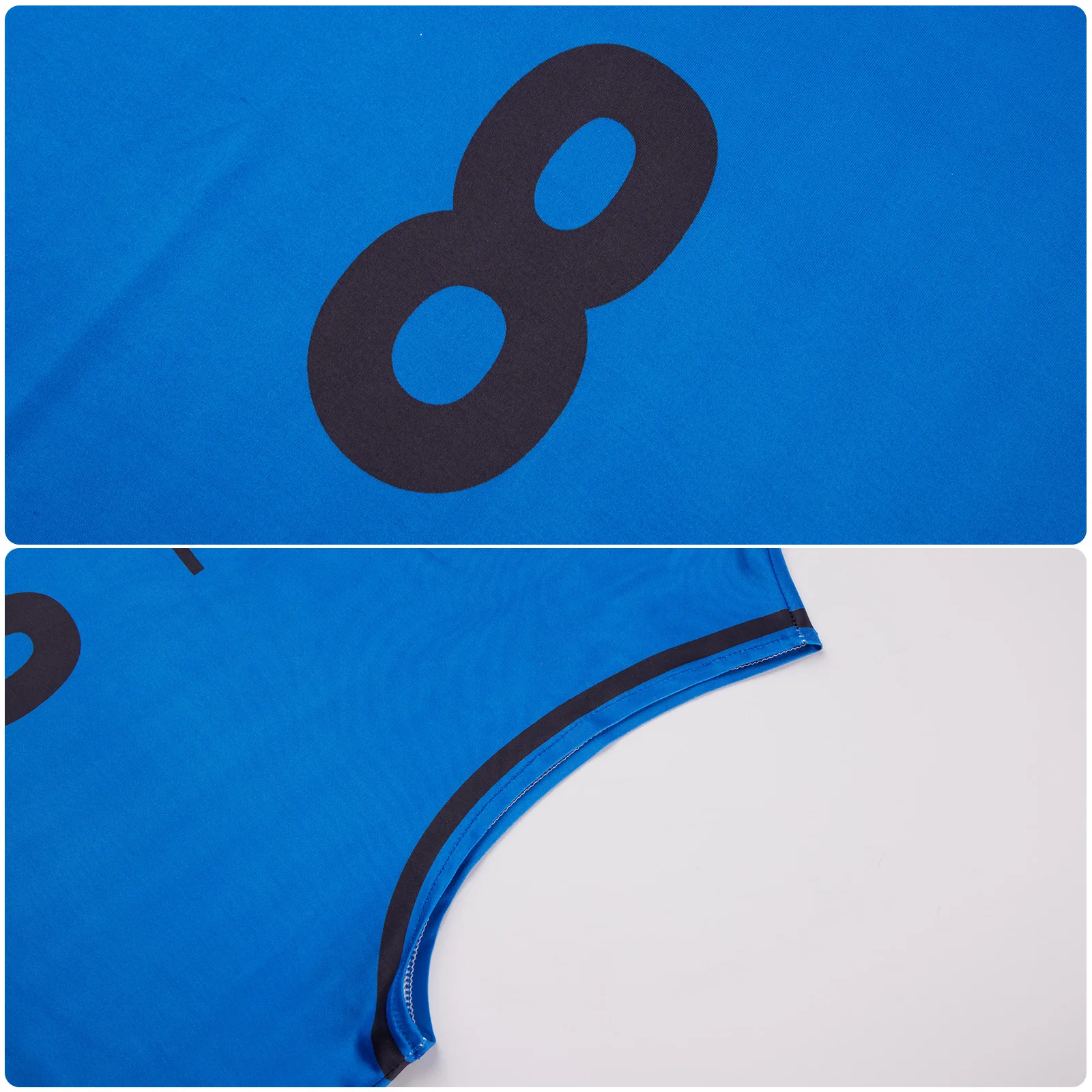 Costume de Cosplay de Joueur de Football Z No.8, Serrure Bleue, Trempé, Anime, Équipe de Football 3D, Mode Décontractée, Manches Courtes, ixd'Halloween, pour Homme