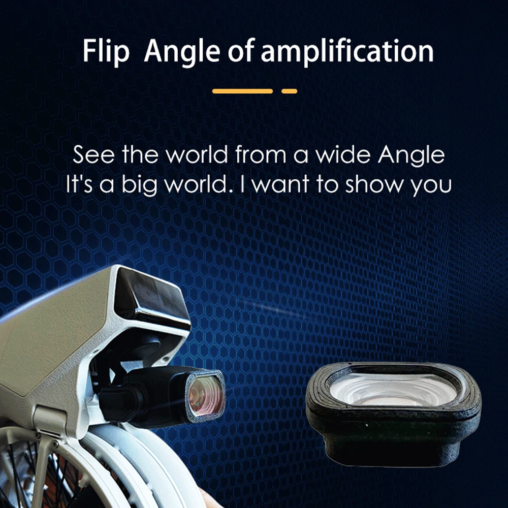 Wide Angle Filter Drone Gimbal Lens Wider For DJI FLIP Quick Release HD Gimbal Wide Angle Filter For DJI FLIP Drone Accessories